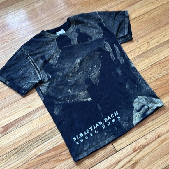 Vintage Y2K Sebastian Bach Angel Down Tour / 2009-2010 / AOP / Medium - Picture 2 of 10